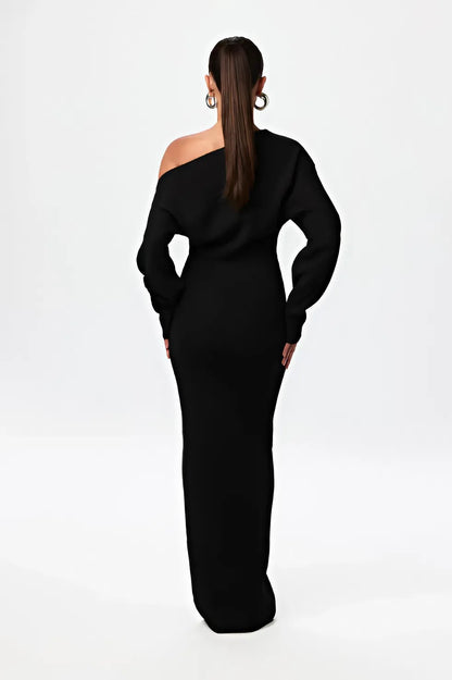 Sexy off-shoulder tight dress