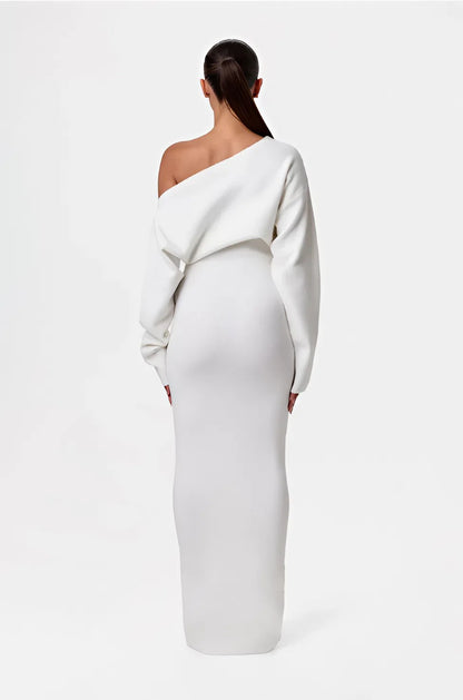 Sexy off-shoulder tight dress