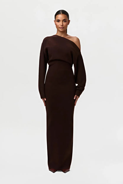 Sexy off-shoulder tight dress